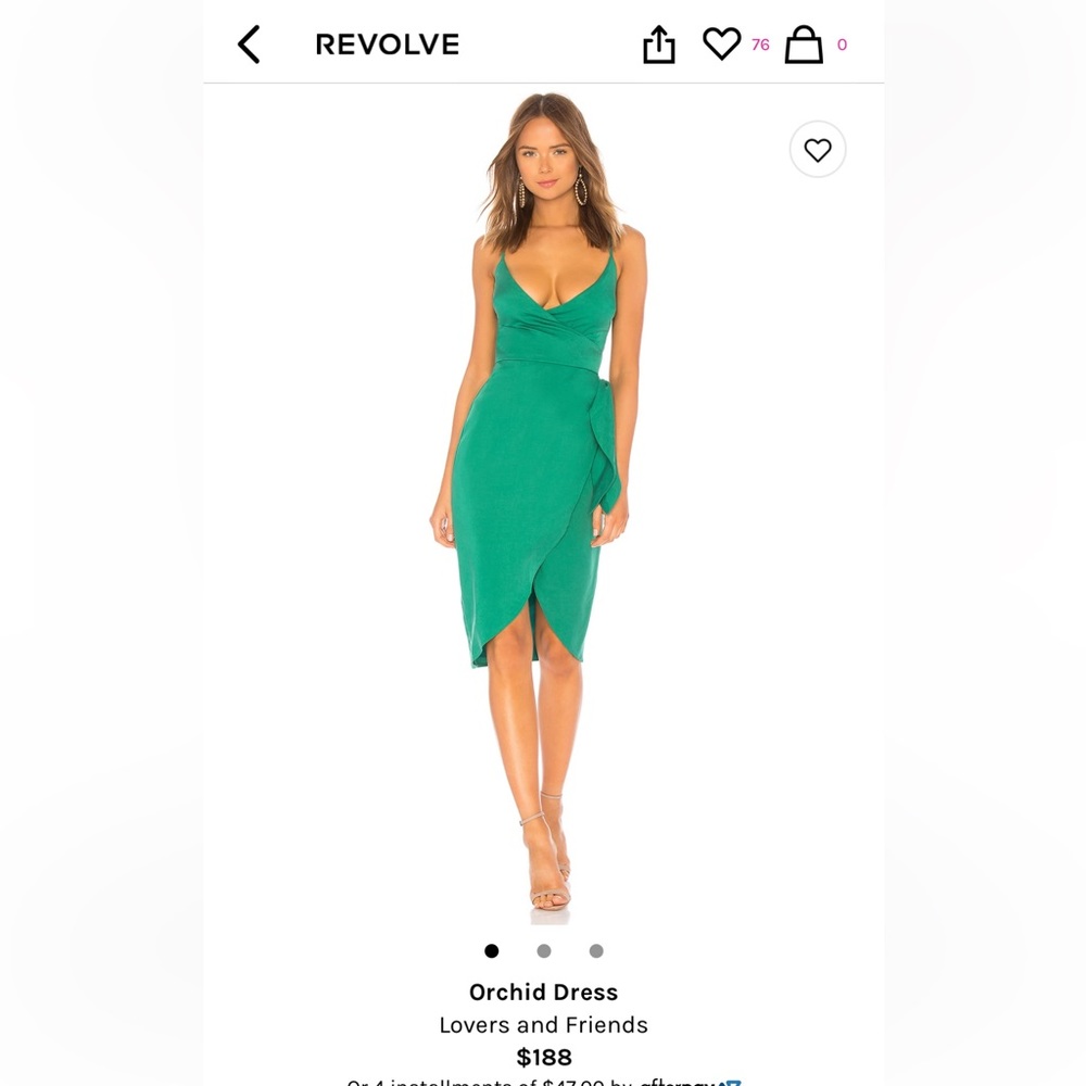 Emerald Green Dress: Size Small